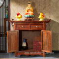 Buddha Niche Altar Household Stand Cabinet with Door